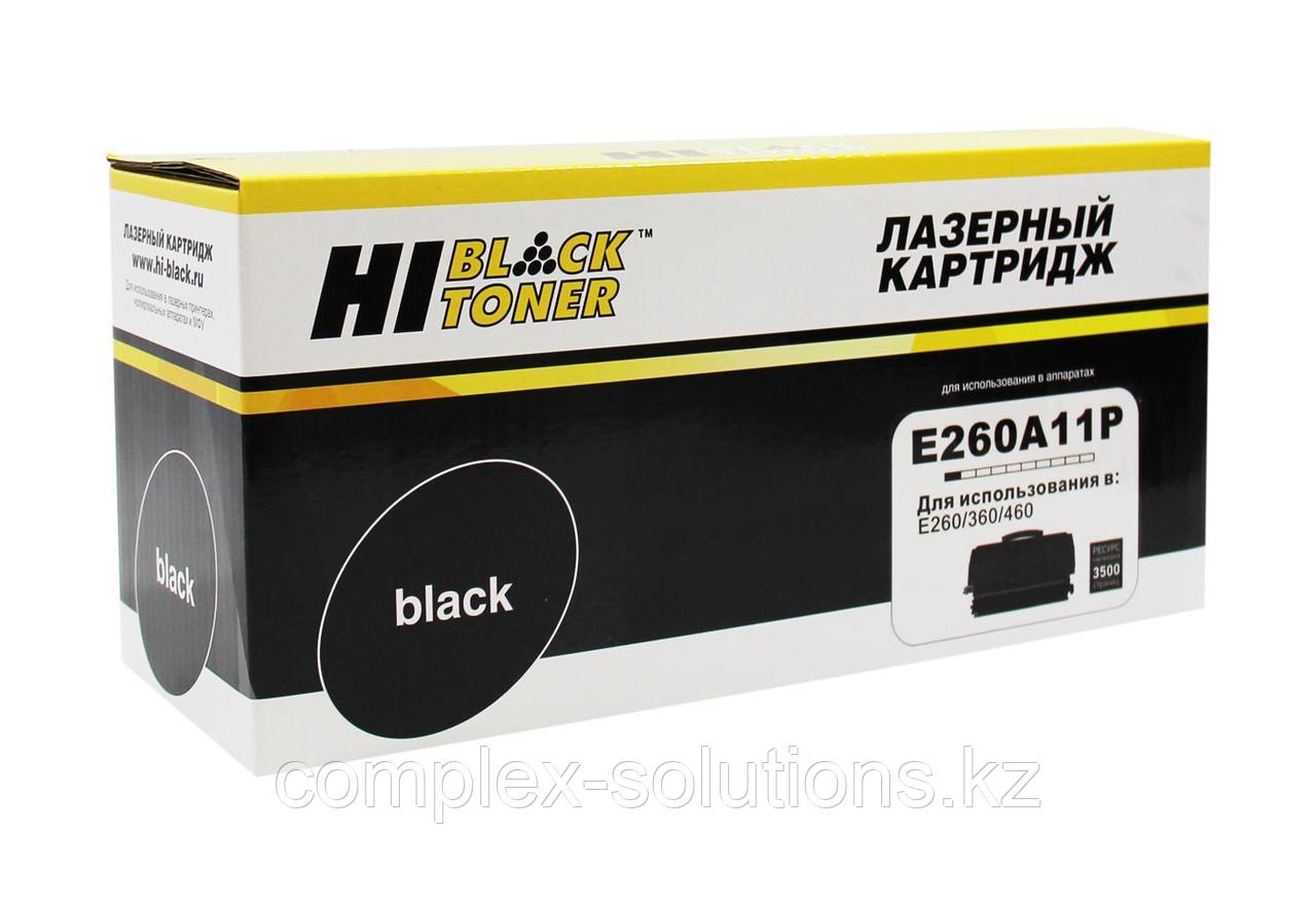 Тонер картридж Hi-Black [E260A11P] для Lexmark E260 | E360 | E460, 3,5K | [качественный дубликат]