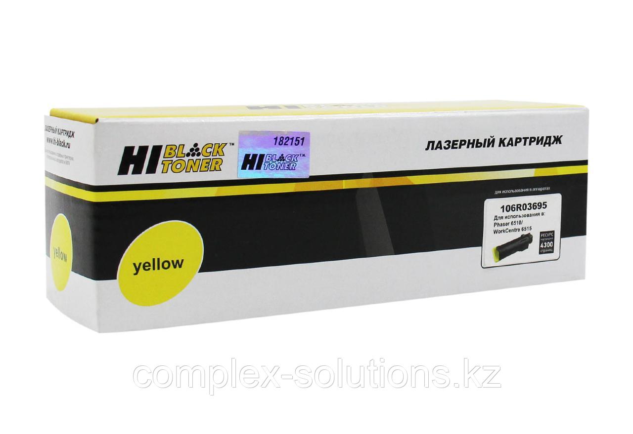 Тонер картридж Hi-Black [106R03695] для Xerox Phaser 6510 | WC 6515, Y, 4,3K | [качественный дубликат]