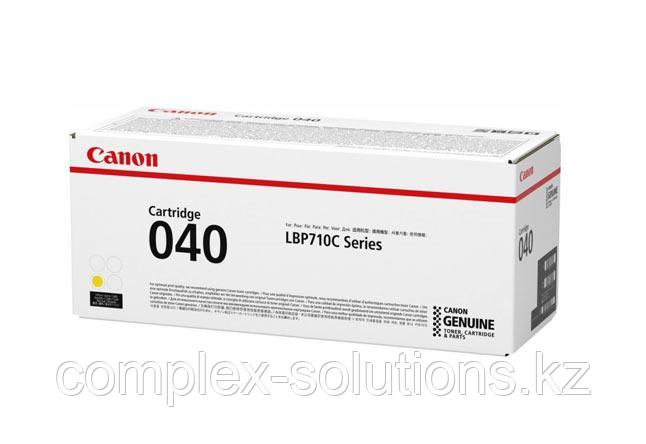 Тонер картридж 040 Y Canon i-SENSYS LBP712Cx 5.4К | [оригинал] жёлтый 0454C001
