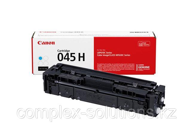 Тонер картридж 045H C Canon LBP610, Color iC MF630C, 2.2К | [оригинал] голубой 1245C002