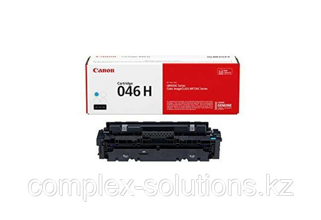 Тонер картридж 046H C Canon i-SENSYS LBP650, MF730, 5К | [оригинал] голубой 1253C002