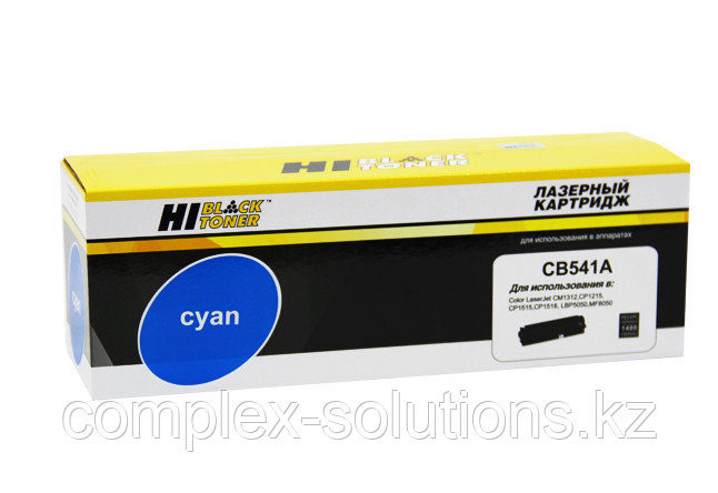 Картридж Hi-Black [CB541A] для H-P CLJ CM1300 | CM1312 | CP1210 | CP1215, C, 1,4K | [качественный дубликат]