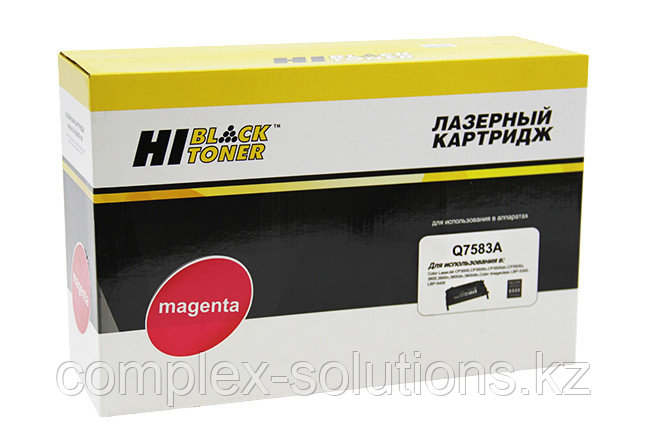 Картридж Hi-Black [Q7583A] для H-P CLJ 3800 | CP3505 | Canon MF8450, Восстановленный, M, 6K | [качественный