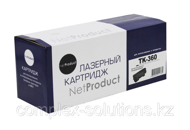 Тонер картридж NetProduct [TK-360] для Kyocera FS-4020, 20K | [качественный дубликат]