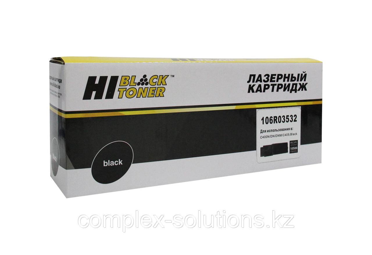 Тонер картридж Hi-Black [106R03532] для Xerox VersaLink C400 | C405, Bk, 10,5K | [качественный дубликат]
