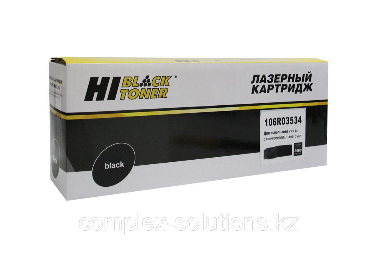 Тонер картридж Hi-Black [106R03534] для Xerox VersaLink C400 | C405, C, 8K | [качественный дубликат]