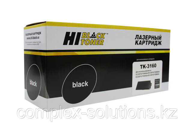 Тонер картридж Hi-Black [TK-3160] для Kyocera P3045dn | P3050dn | P3055dn, 12,5K, с | ч | [качественный