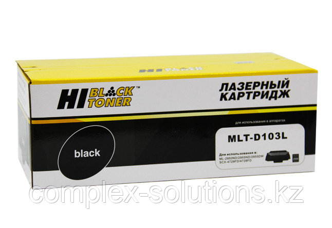Картридж Hi-Black [MLT-D103L] для Samsung ML-2950ND | 2955ND | 2955DW | SCX-4727 | 4728FD, 2,5K |