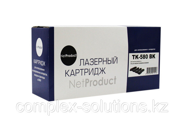 Тонер картридж NetProduct [TK-580Bk] для Kyocera FS-C5150DN | ECOSYS P6021, Bk, 3,5K | [качественный дубликат]