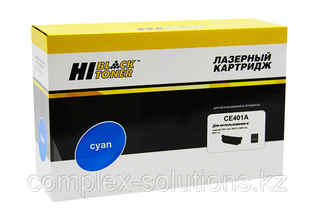 Картридж Hi-Black [CE401A] для H-P LJ Enterprise 500 color M551n | M575dn, C, 6K | [качественный дубликат]