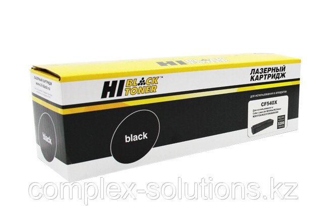Картридж Hi-Black [CF540X] для H-P CLJ Pro M254nw | dw | M280nw | M281fdn | M281fdw, Bk, 3,2K | [качественный