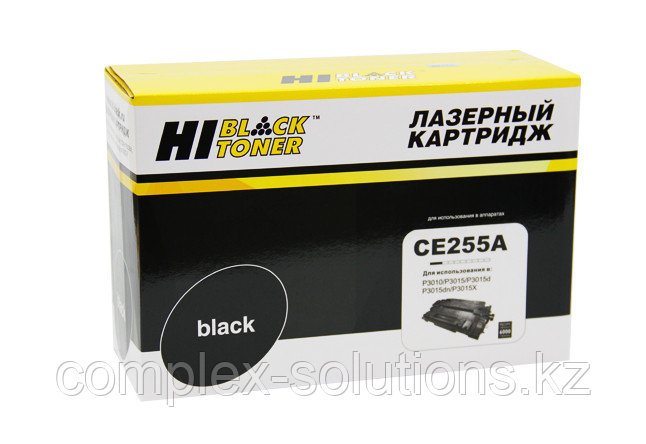 Картридж Hi-Black [CE255A] для H-P LJ P3015, 6K | [качественный дубликат]