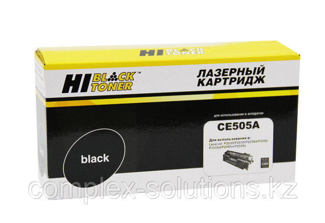 Картридж Hi-Black [CE505A] для H-P LJ P2055 | P2035 | Canon №719, 2,3K | [качественный дубликат]