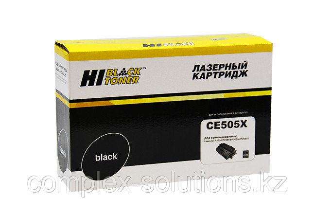 Картридж Hi-Black [CE505X] для H-P LJ P2055 | P2050 | Canon №719H, 6,5K | [качественный дубликат]