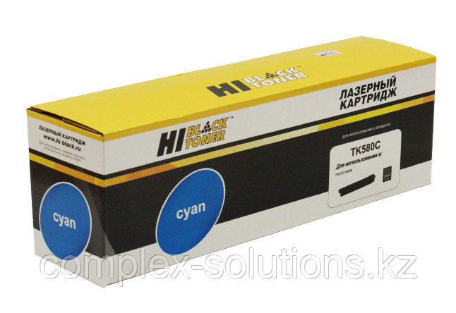 Тонер картридж Hi-Black [TK-580C] для Kyocera FS-C5150DN | ECOSYS P6021, C, 2,8K | [качественный дубликат]