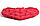 ПУФ матрас-трансформер, Сердце, Красный, фото 2