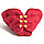 ПУФ матрас-трансформер, Сердце, Красный, фото 3