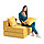 Кресло-лежак трансформер, Взрослый, Желтый, фото 4