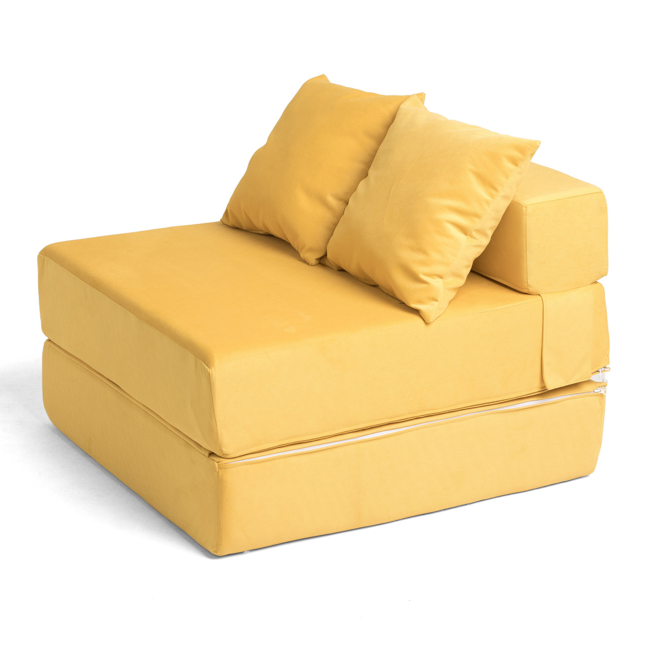 Кресло-лежак трансформер, Взрослый, Желтый, фото 1
