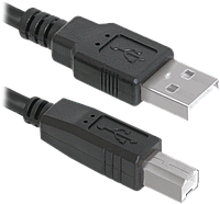 Кабель Defender USB04-17 USB 2.0  AM-BM 5м  BULK (пл. пакет) 83765