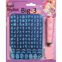 Набор для стемпинга (штамп и скребок,пластина)