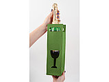 Декоративный чехол для бутылки, зеленый, фото 2