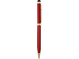 Ручка шариковая Голд Сойер со стилусом, красный, фото 3