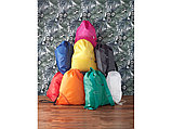 Рюкзак со шнурком Oriole, имеет цветные края, зеленый, фото 4