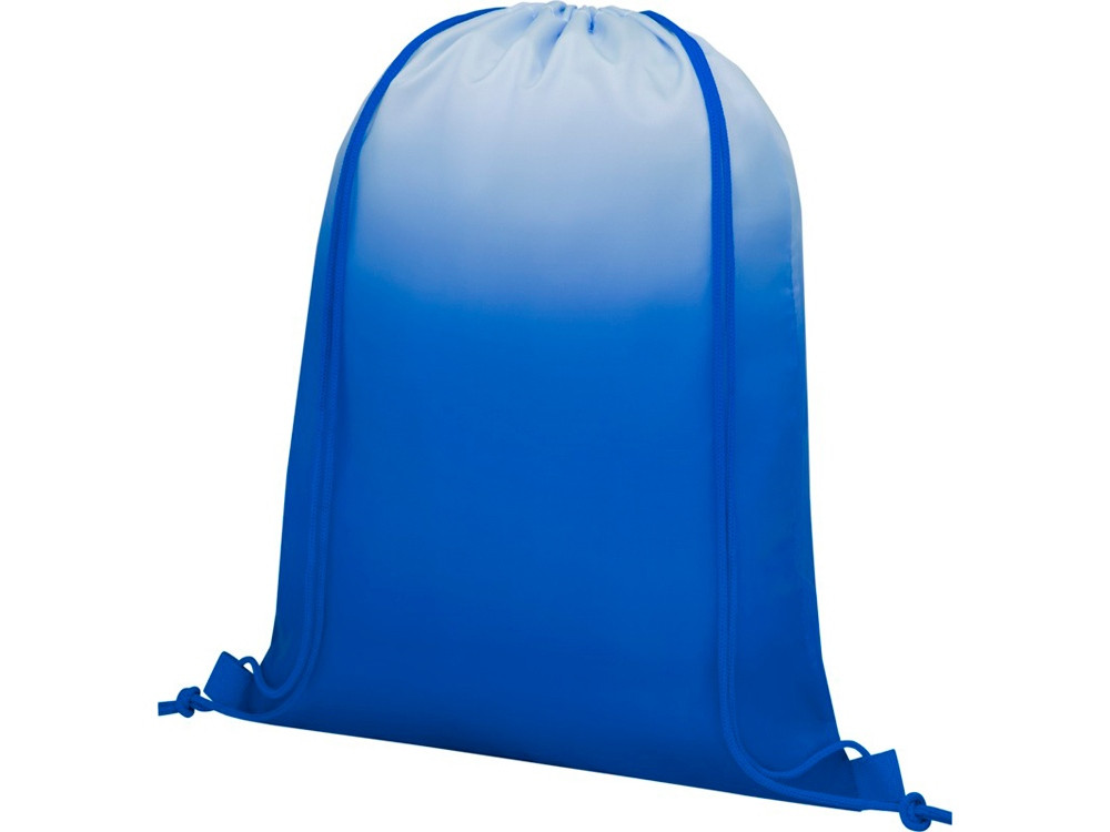 Сетчатый рюкзак Oriole со шнурком и плавным переходом цветов, синий