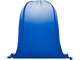 Сетчатый рюкзак Oriole со шнурком и плавным переходом цветов, синий, фото 2