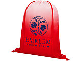 Сетчатый рюкзак Oriole со шнурком и плавным переходом цветов, красный, фото 3