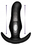 XR Brands Kinetic Thumping 7X Prostate Anal Plug - анальная пробка с вибрацией, 13.3х4 см. (только доставка), фото 4