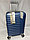 Маленький пластиковый дорожный чемодан на 4-х колесах " DELONG". Высота 56 см, ширина 35 см, глубина 22 см., фото 3