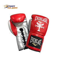 Спарринг перчатки для бокса Everlast кожаные 14 OZ, фото 2