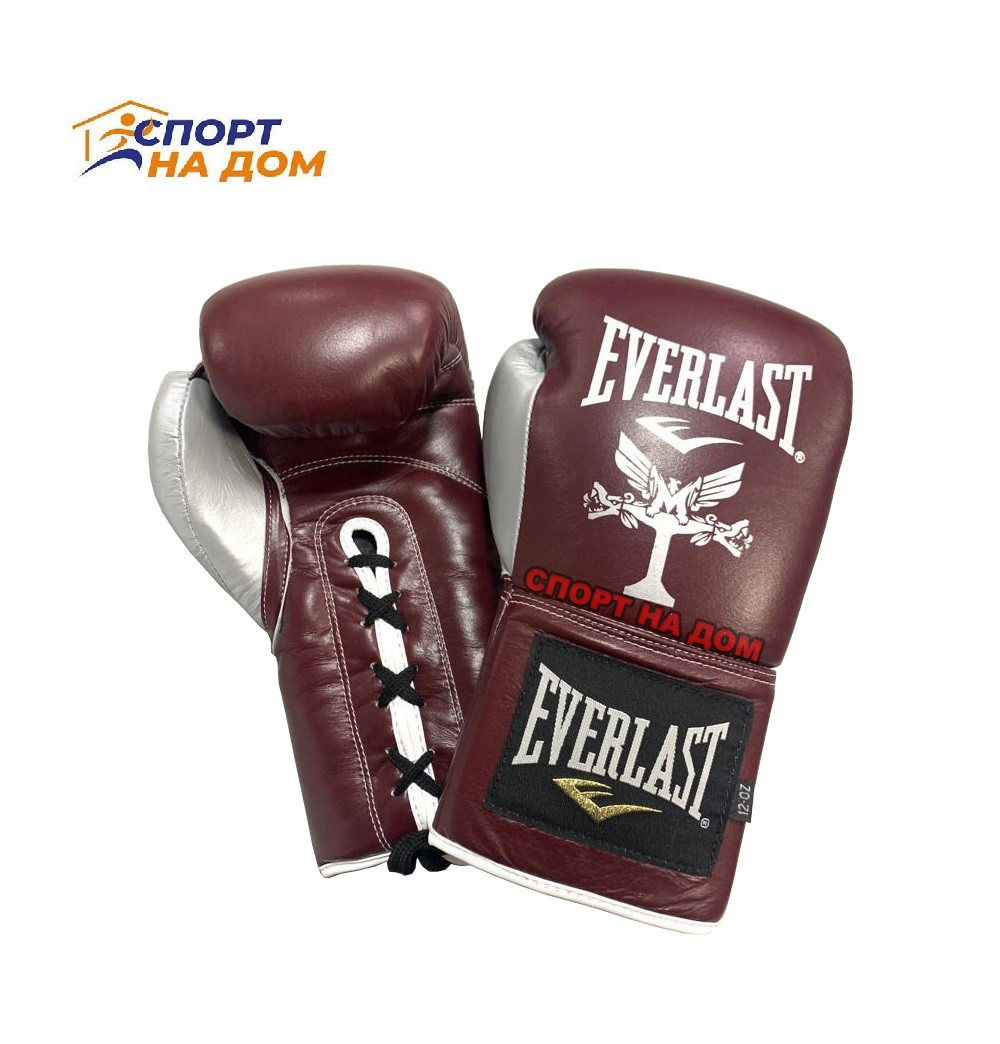Спарринг перчатки для бокса Everlast кожаные 14 OZ
