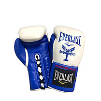 Спарринговые перчатки Everlast кожаные 16 OZ, фото 2