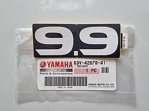 Наклейка Yamaha Y 9.9 63V4267841