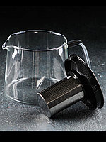 Чайник заварочный «Локи», с металлическим ситом, 1 л, цвет чёрный, фото 1
