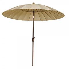 Зонт  "Прага" наклоняющийся, с утяжелителем (бежевый)