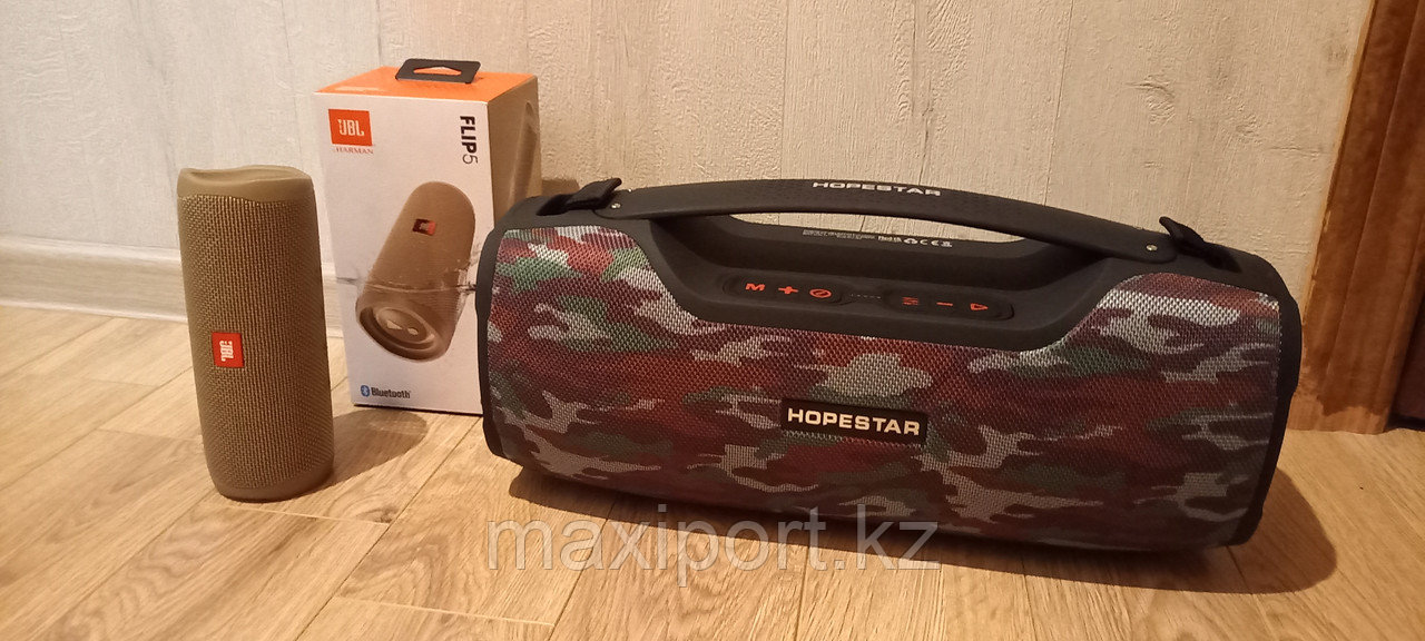 Boombox Портативная колонка Hopestar A6 Pro камуфляж с беспроводным микрофоном в комплекте!!