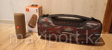 Boombox Портативная колонка Hopestar A6 Pro камуфляж с беспроводным микрофоном в комплекте!!, фото 2
