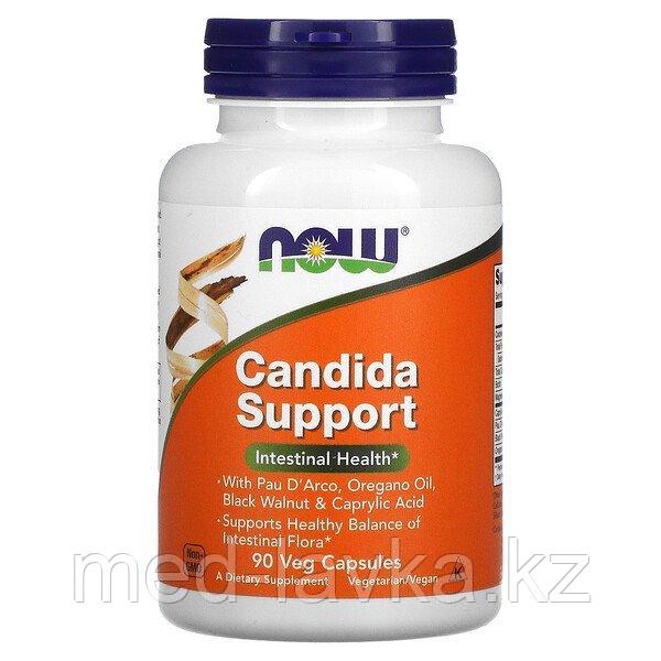 Кандида, 90 растительных капсул, Now Foods, Candida Support,