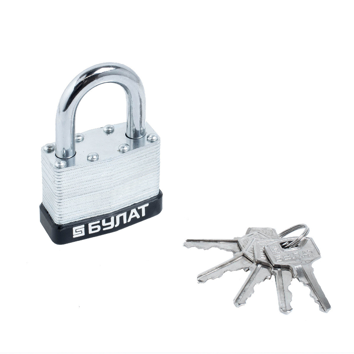 ЗАМОК НАВЕСНОЙ БУЛАТ из пластинок 50мм