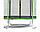 Батут каркасный DFC Trampoline Fitness с сеткой 5ft зелёный, фото 4