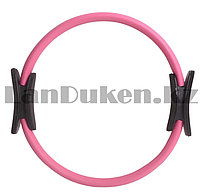 Тренажер-кольцо для пилатеса фитнес круг для йоги диаметр 37 см Sunlin Sports 1118 розовый