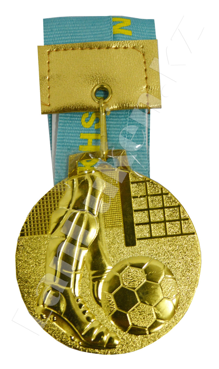 Медаль рельефная ФУТБОЛ (золото) - фото 1 - id-p97862567