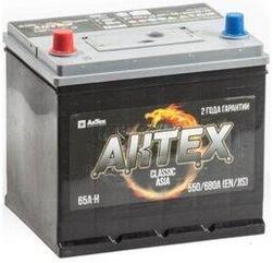 Аккумулятор AKTEX 6СТ 65 Аh -+ азия