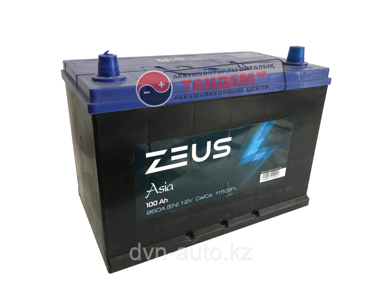 Аккумулятор ZEUS 100Ah +- азия