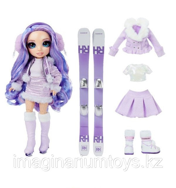Кукла Реинбоу Хай Зимняя серия фиолетовая Rainbow High Winter Violet Willow