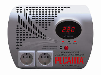 Стабилизатор напряжения 1 кВт серии LUX РЕСАНТА АСН-1000Н2/1-Ц - 63/6/13
